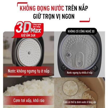 Nồi cơm điện tử Tefal EasyRice Max RK737868 - 1.8L