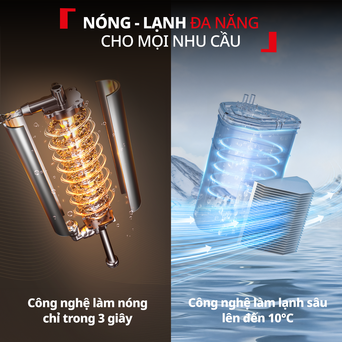 Máy lọc nước đa năng (có pha trà và cà phê) Pure Water Plus