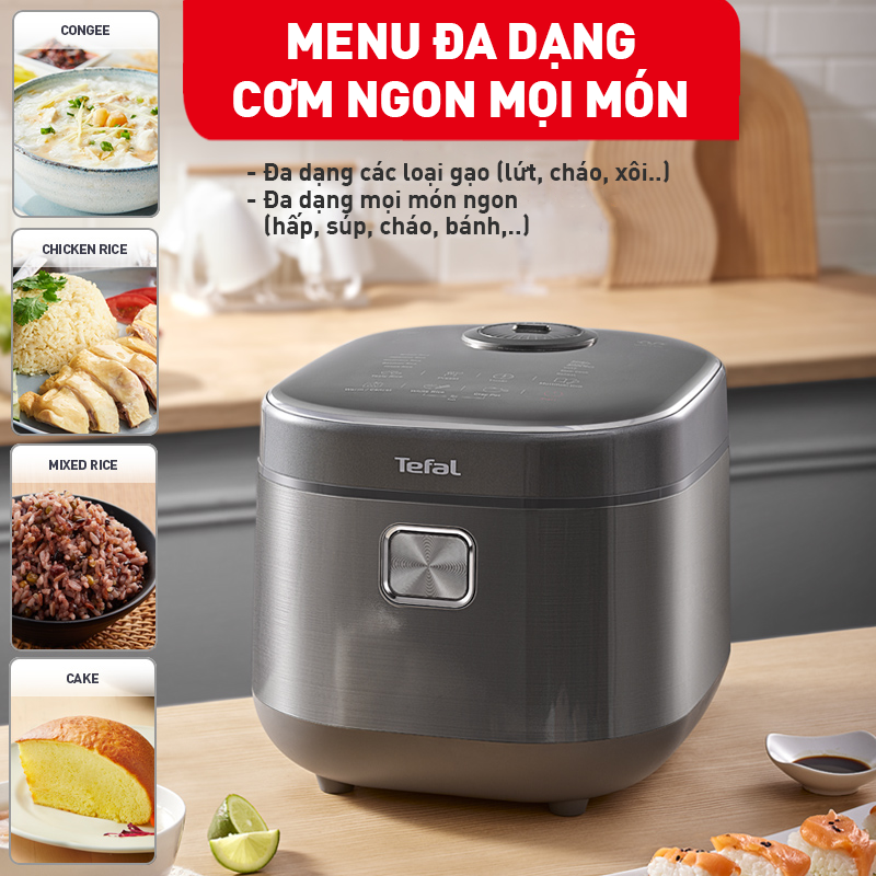 Nồi cơm cao tần Tefal Rice Master RK818A68 - 1.8L