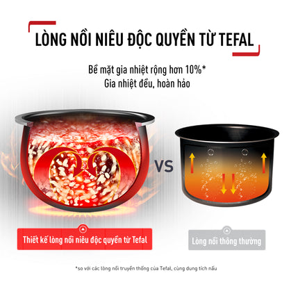 Nồi cơm điện tử Tefal Delirice Max RK7778Y0  - 1.8L