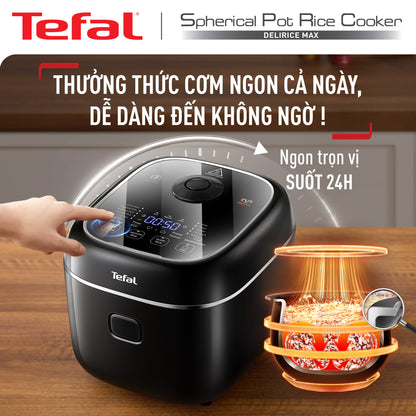 Nồi cơm điện tử Tefal Delirice Max RK7778Y0  - 1.8L