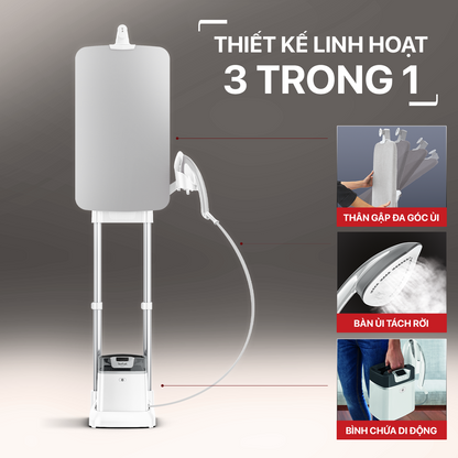 Bàn ủi hơi nước đứng Tefal IXEO Plus QT1411K0