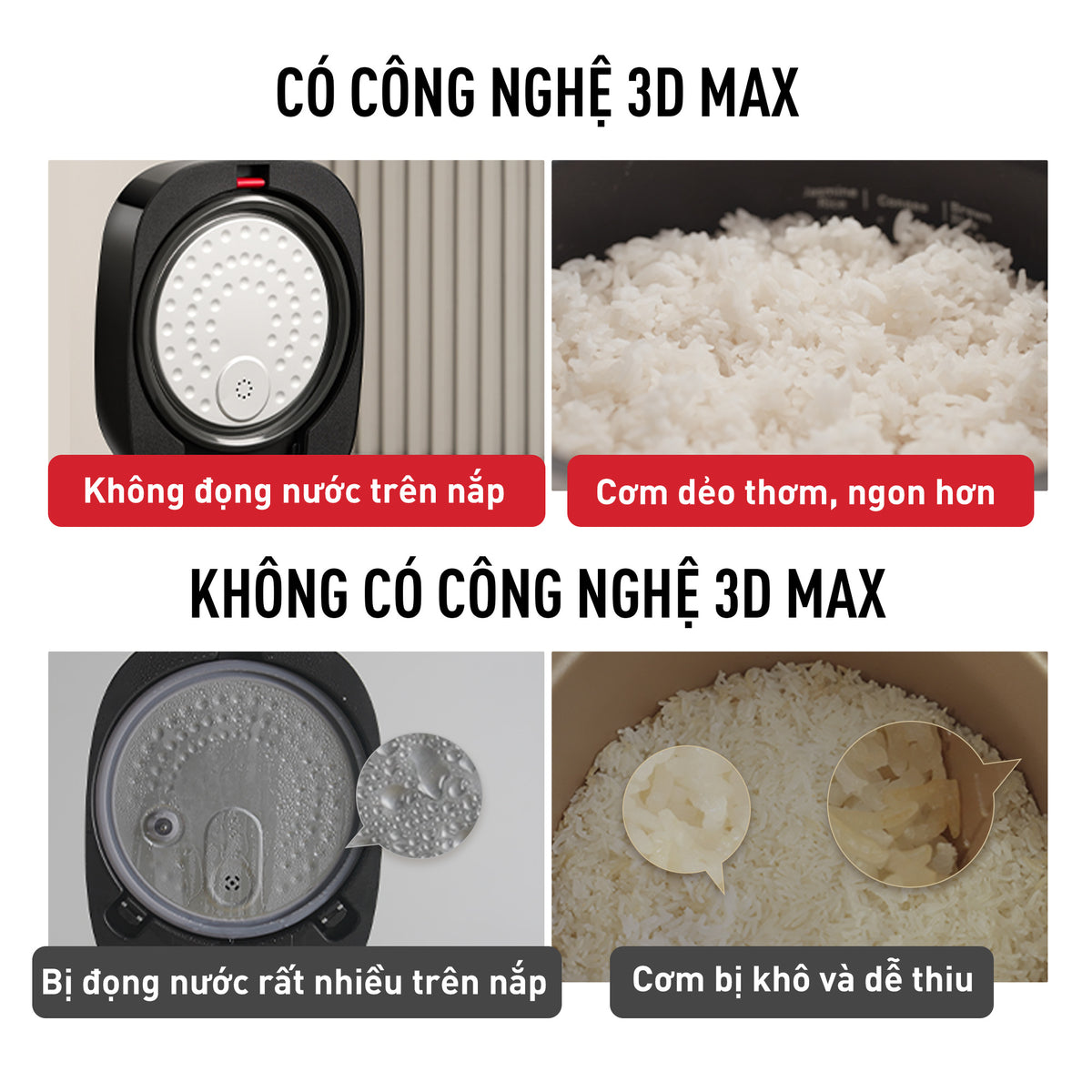Nồi cơm điện tử Tefal Delirice Max RK7778Y0  - 1.8L