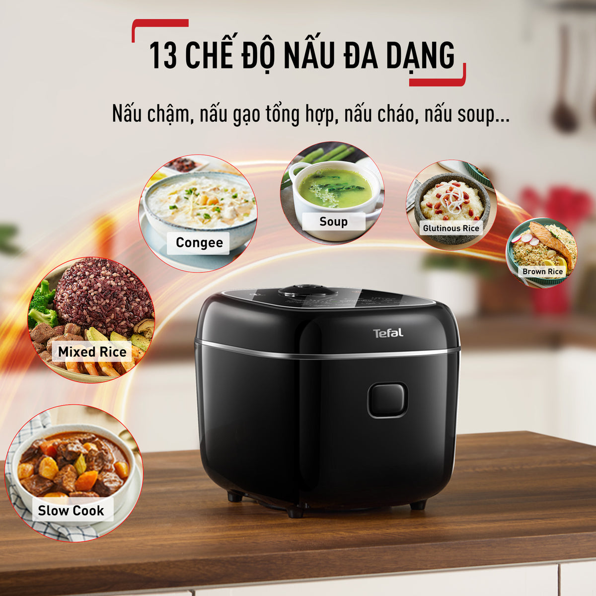 Nồi cơm điện tử Tefal Delirice Max RK7778Y0  - 1.8L