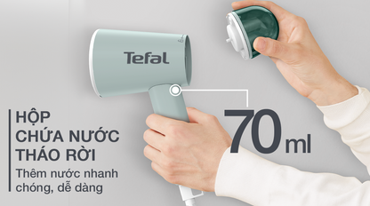 Bàn ủi hơi nước cầm tay Tefal Origin Travel DT1024K0 xanh xám