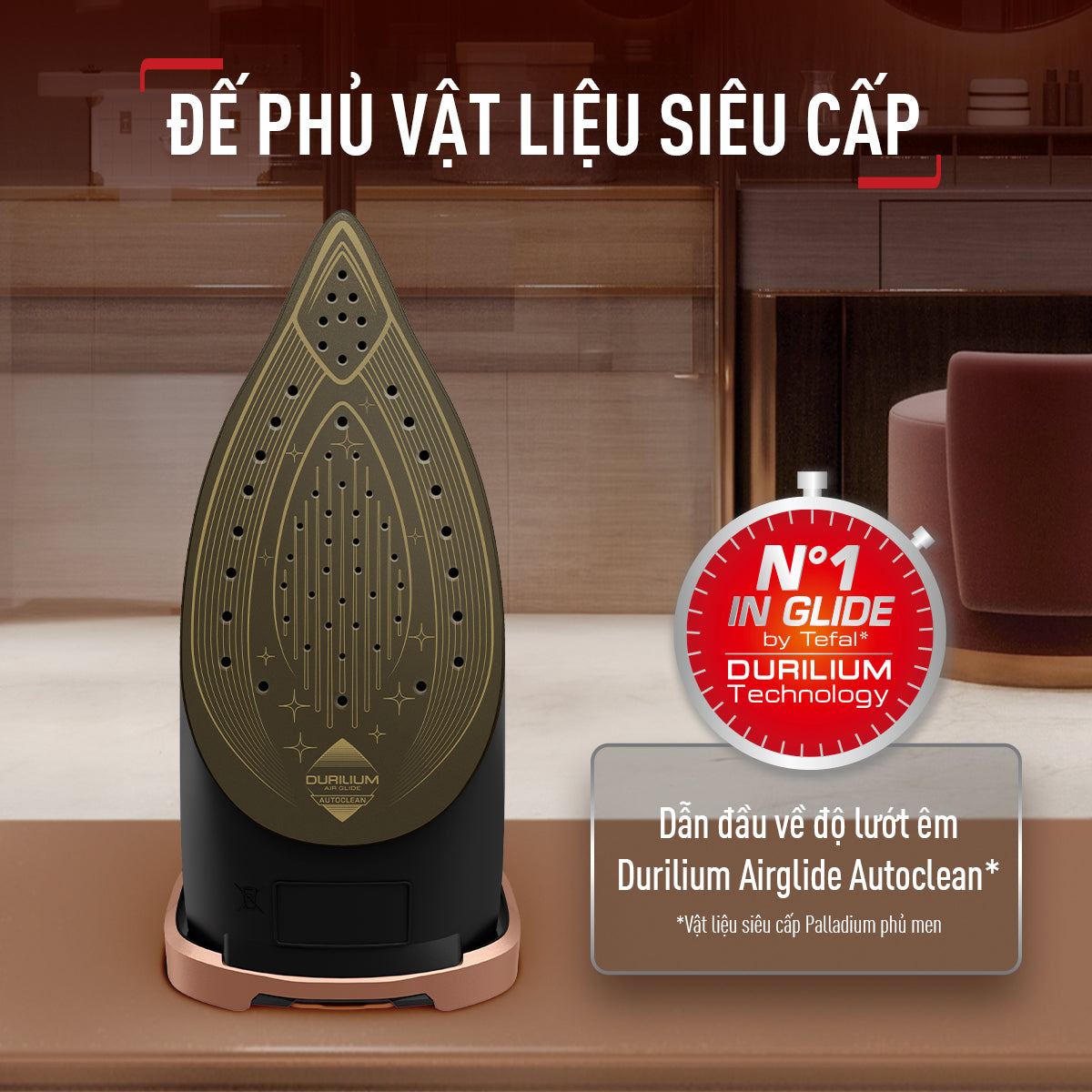 Bàn ủi hơi nước cao cấp TEFAL Ultimate Power Pro FV9E50E0