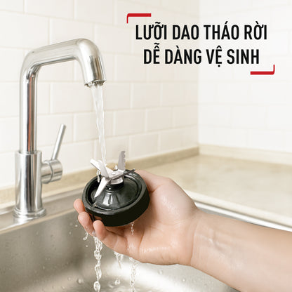 Máy xay sinh tố Tefal PerfectMix Essential BL77TAT0 - 1200W, cối thủy tinh - màu kem