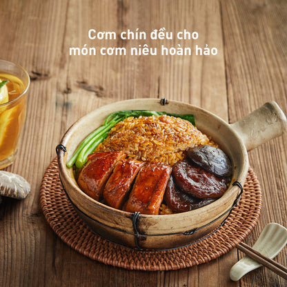 Nồi cơm điện tử Tefal Delirice Plus RK776B68 - 1.8L - Xám