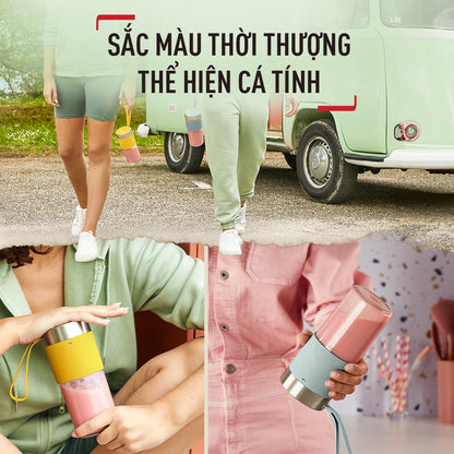 Máy xay sinh tố cá nhân Tefal LightMix BL1C0230/BL1C0430/BL1C07F0 - Vàng/ Xanh/ Hồng