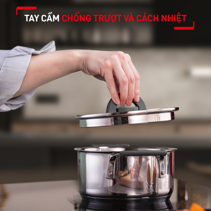 Nồi Inox Tefal Optispace cao cấp 28cm