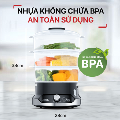 Nồi hấp thực phẩm Tefal UltraCompact VC204810 - 9L