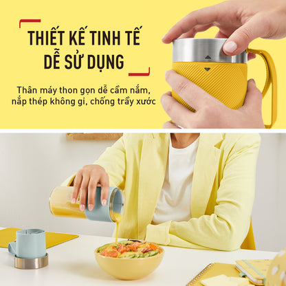 Máy xay sinh tố cá nhân Tefal LightMix BL1C0230/BL1C0430/BL1C07F0 - Vàng/ Xanh/ Hồng