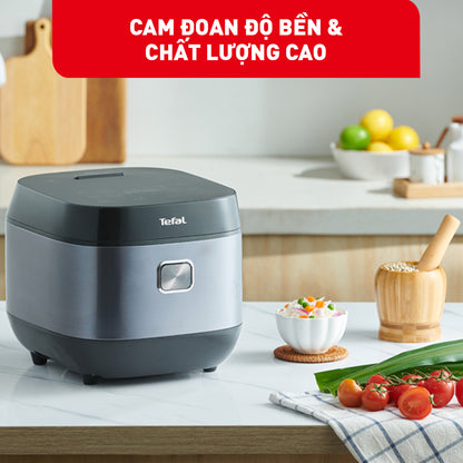 Nồi cơm điện tử Tefal Delirice Plus RK776B68 - 1.8L - Xám