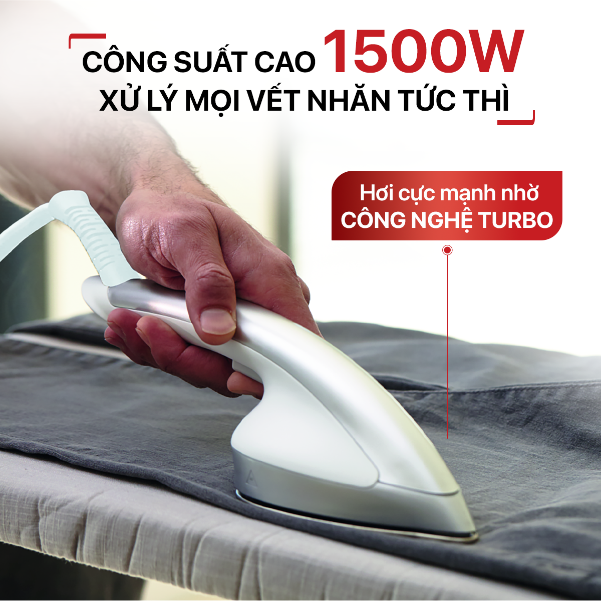 Bàn ủi hơi nước đứng Tefal IXEO Plus QT1411K0