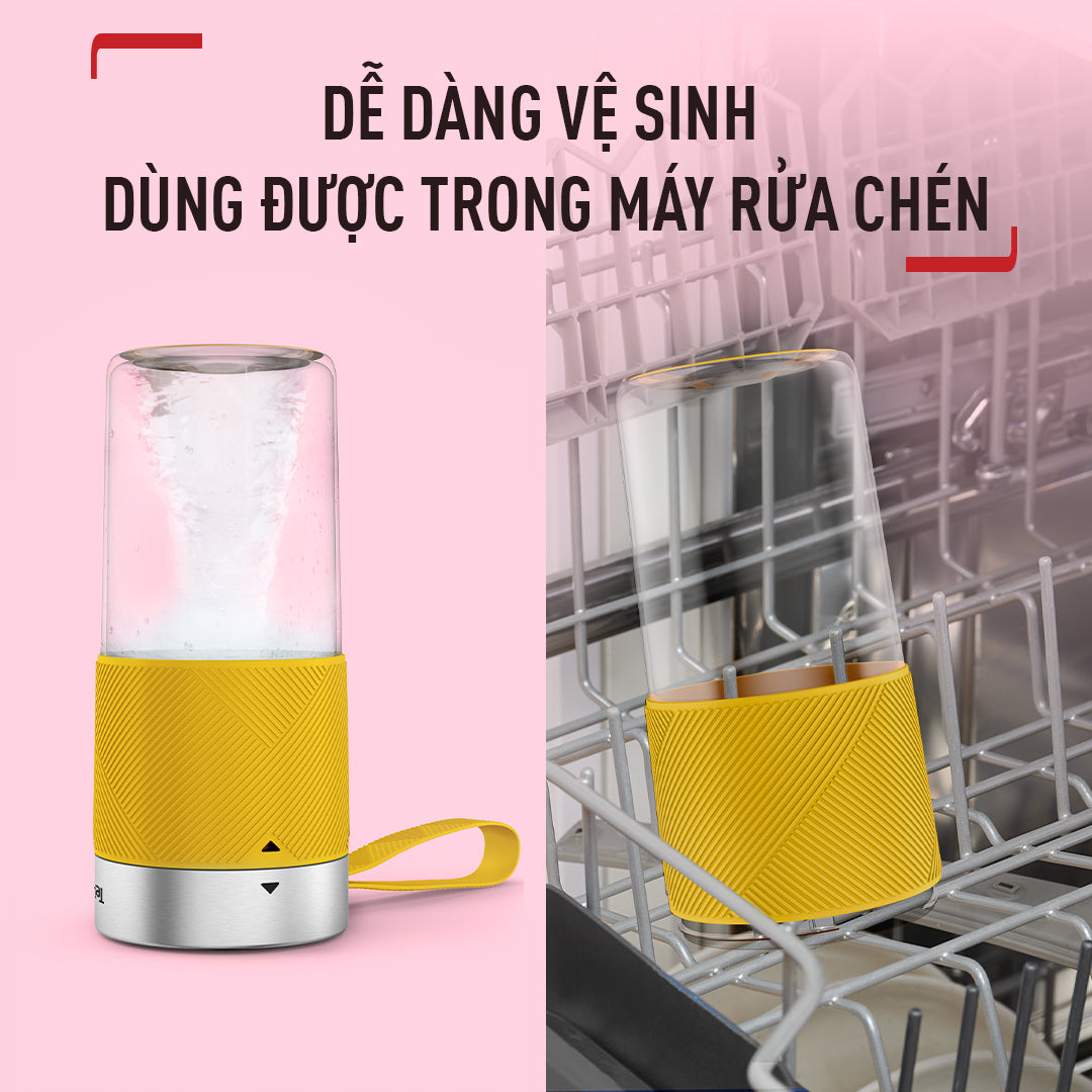 Máy xay sinh tố cá nhân Tefal LightMix BL1C0230/BL1C0430/BL1C07F0 - Vàng/ Xanh/ Hồng