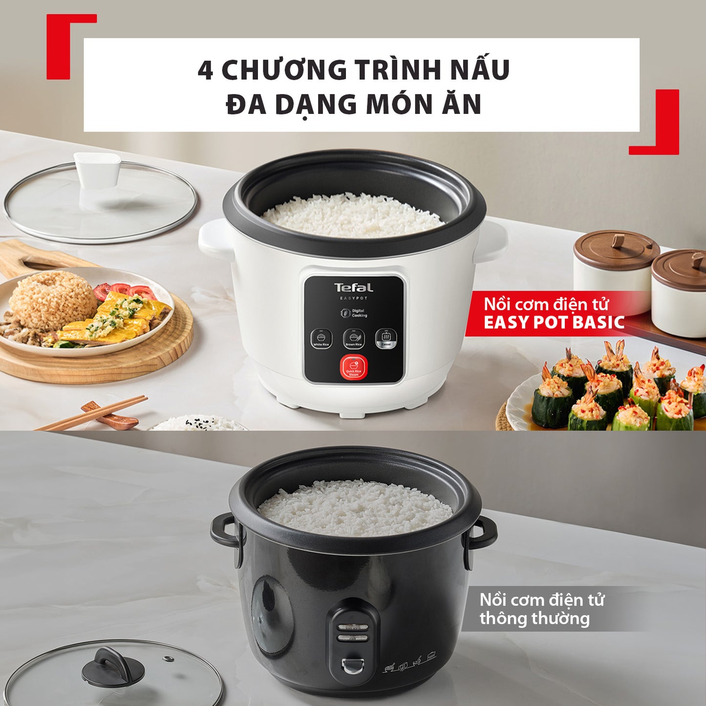 Nồi cơm điện tử Easy Pot RK1071Y0 - 1.8L