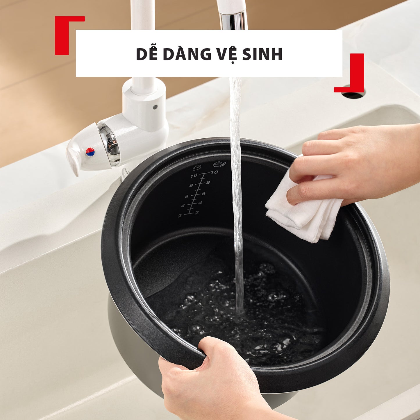 Nồi cơm điện tử Easy Pot RK1071Y0 - 1.8L