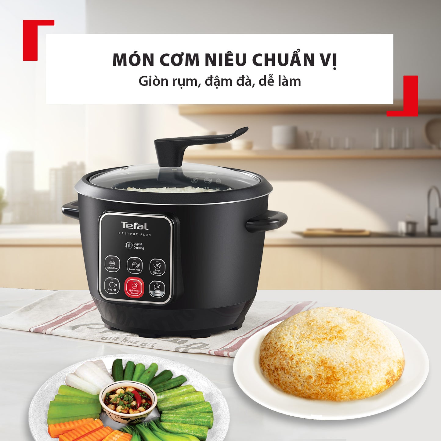Nồi cơm điện tử Easy Pot Plus RK1088Y0 - 1.8L