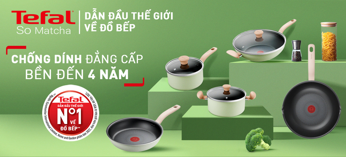 Chảo chiên Tefal So Matcha 20cm/ 24cm - G1790295/G1790495