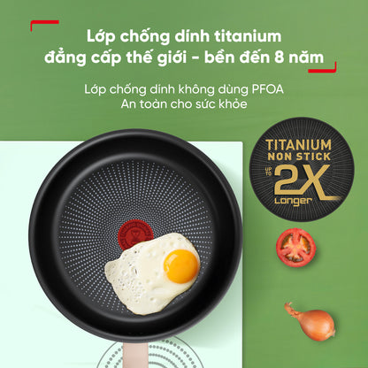 Chảo chiên Tefal So Matcha 20cm/ 24cm - G1790295/G1790495