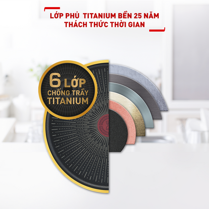 Chảo chiên Tefal Unlimited  24cm