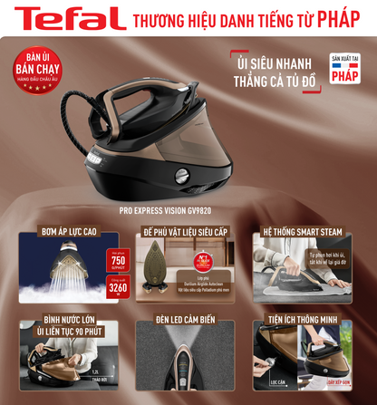 Bàn ủi hơi nước cao cấp TEFAL GV9820E0