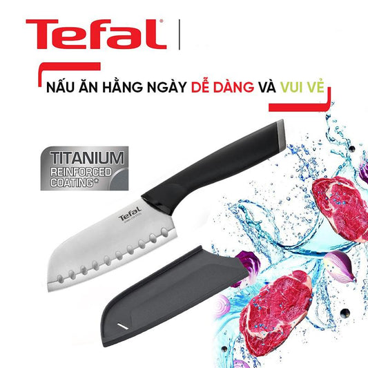Dao làm bếp Santoku Tefal Comfort K2213604, 12cm
