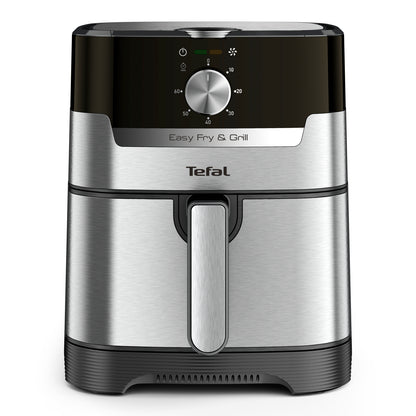 Nồi chiên không dầu Tefal 2in1 EY501D15 - 4.6L - Inox - Cơ