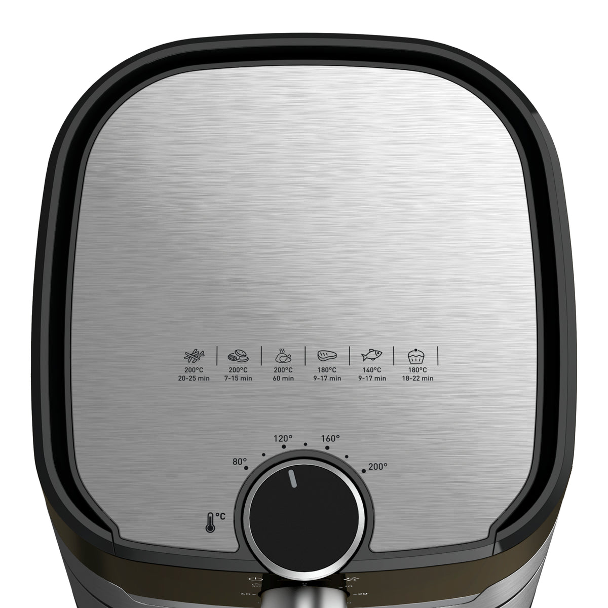 Nồi chiên không dầu Tefal 2in1 EY501D15 - 4.6L - Inox - Cơ