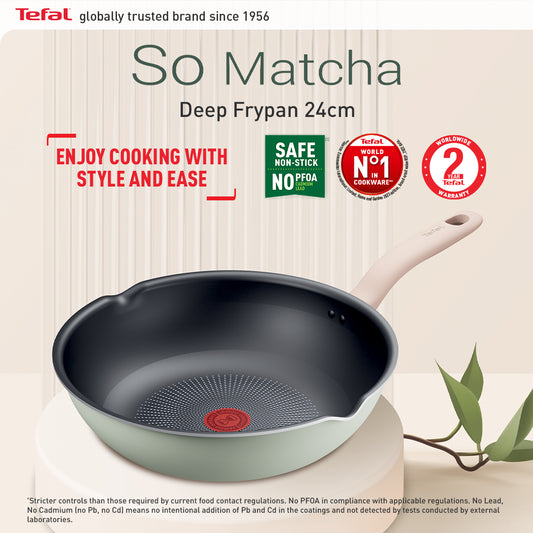 Chảo sâu lòng Tefal So Matcha 24cm/28cm - G1796695 G1796495