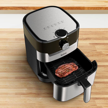 Nồi chiên không dầu Tefal 2in1 EY501D15 - 4.6L - Inox - Cơ