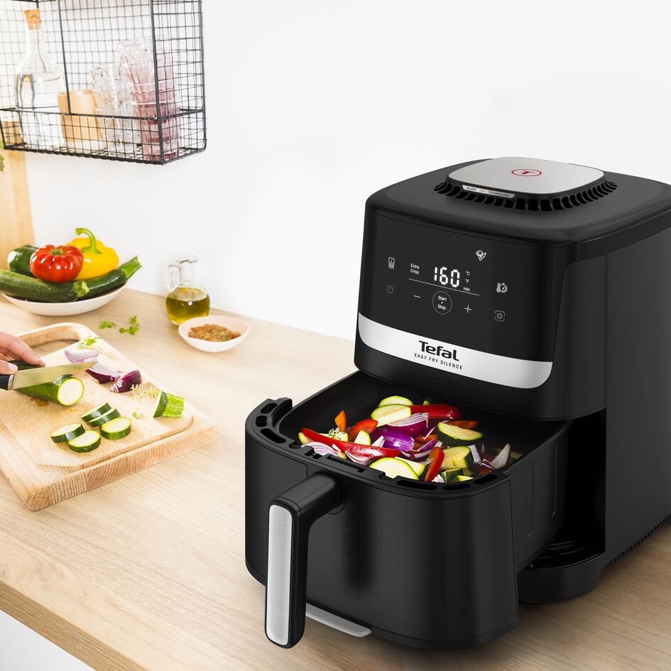 Nồi chiên không dầu Tefal EasyFry Silence EY5528E0 - 5L