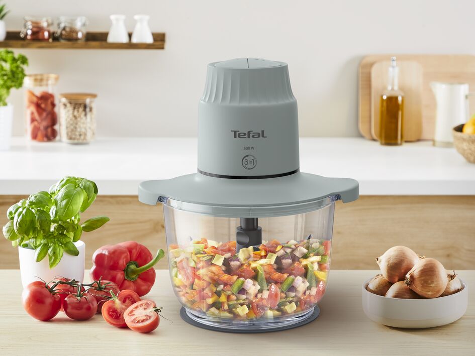 Máy xay thực phẩm Tefal Choppeo MB603166 - 500W, 2L, cối thủy tinh