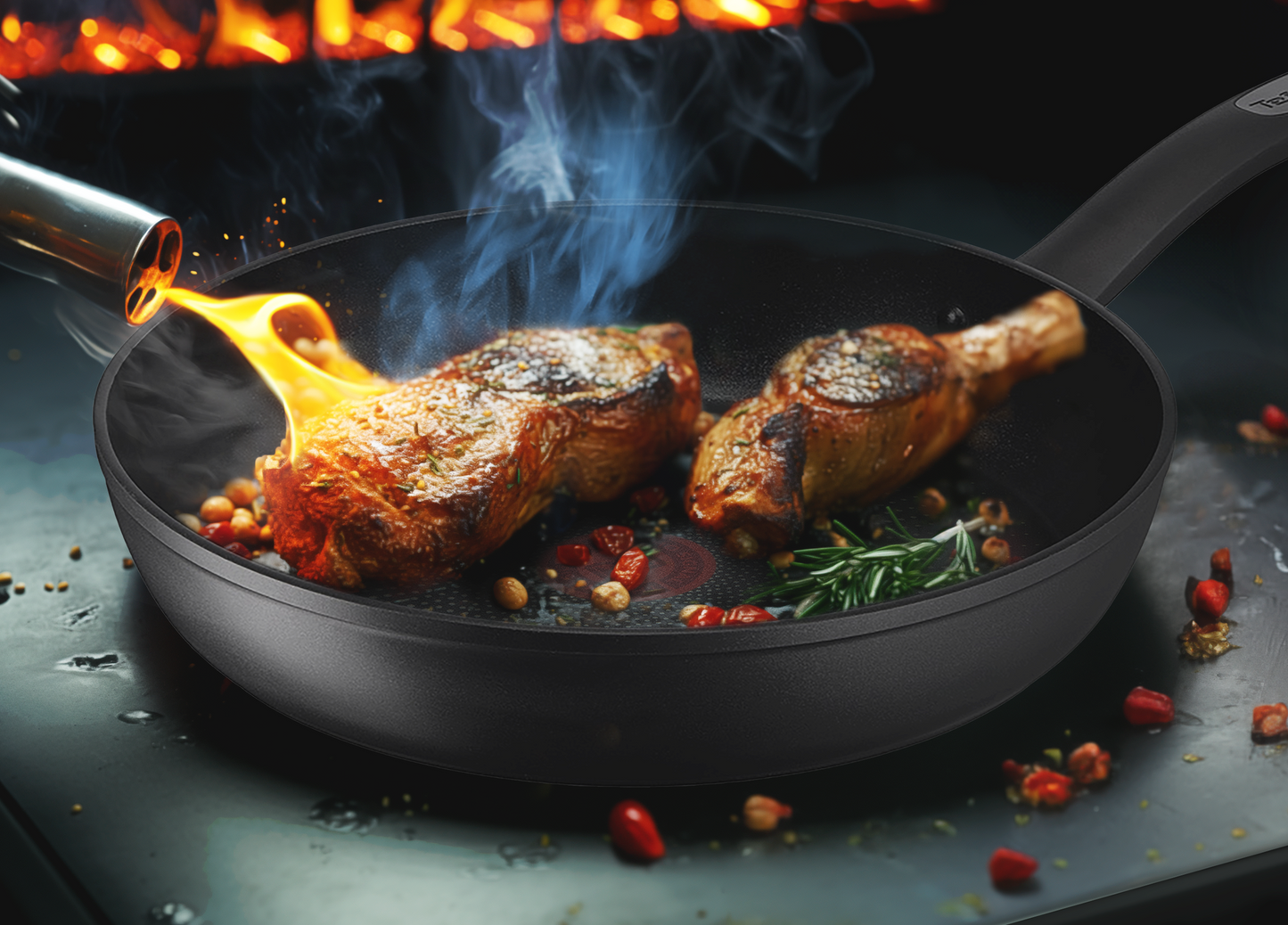 Chảo chiên chống dính Tefal Flavor Force 20/24/26/28cm E2770274 E2770474 E2770574 E2770674