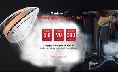 Bàn ủi hơi nước đứng Tefal IXEO Power QT2020E0
