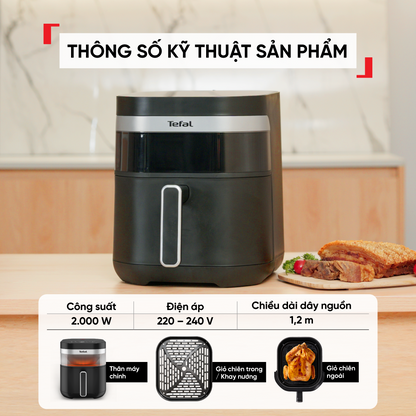 Nồi chiên không dầu Tefal Far Infrared EY8328E0 - 7L - Điện tử