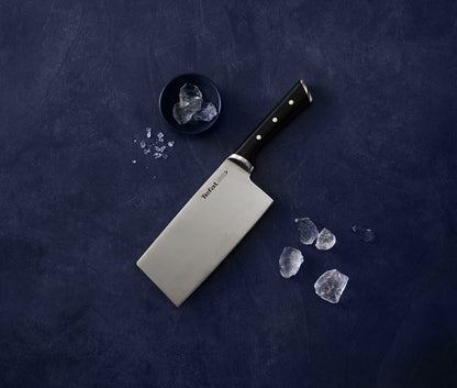 Dao chặt thép Đức liền khối Ice Force Tefal K1750124, 18cm