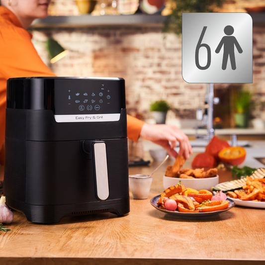 Nồi chiên không dầu Tefal 2in1 EY505815 - 4.6L - Điện tử