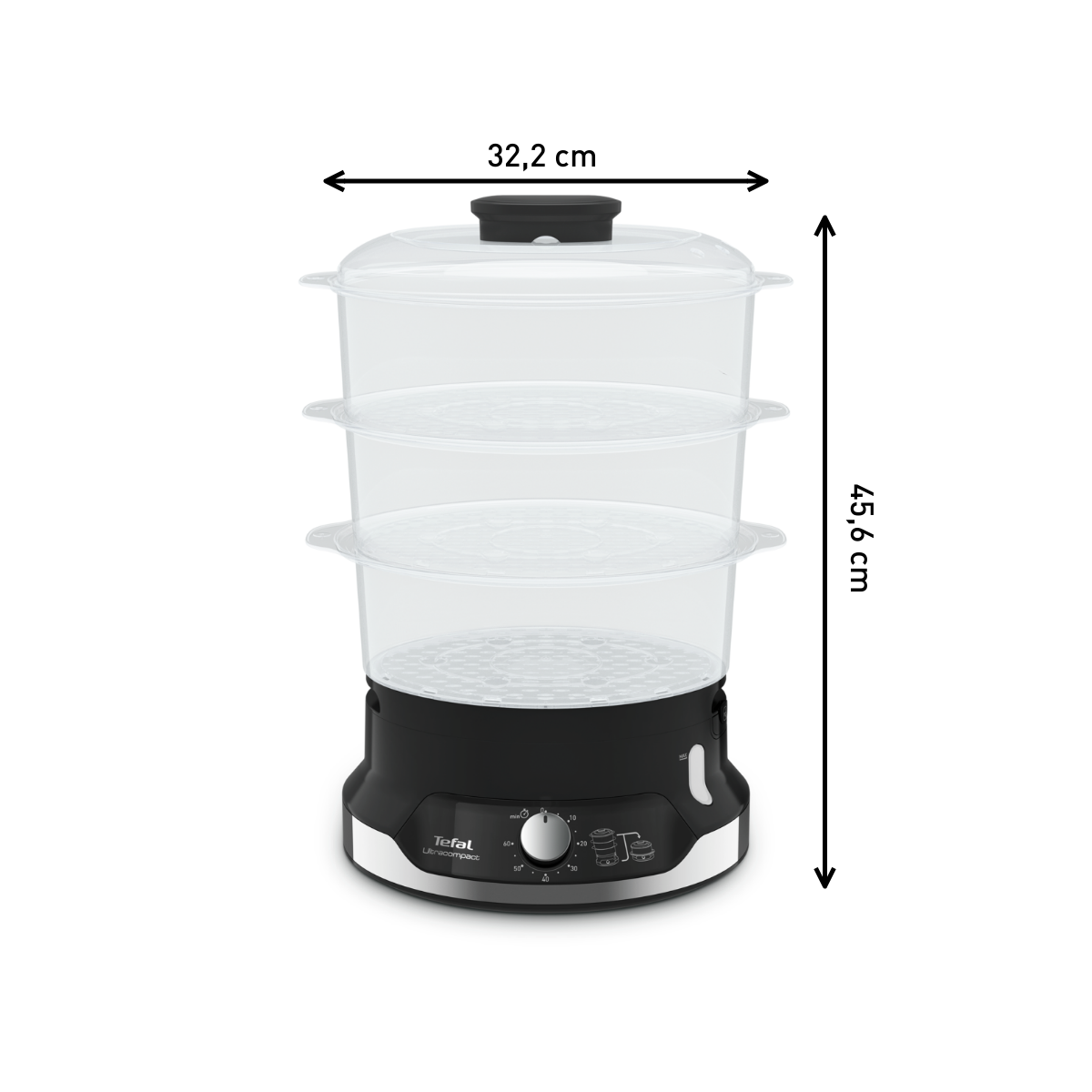 Nồi hấp thực phẩm Tefal UltraCompact VC204810 - 9L