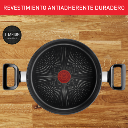 Nồi chống dính Tefal Flavor Force 20/24cm E2774474 E2774674