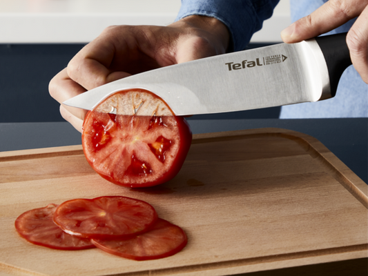 Dao đầu bếp thép Đức liền khối Ice Force Tefal K2320324, 15cm