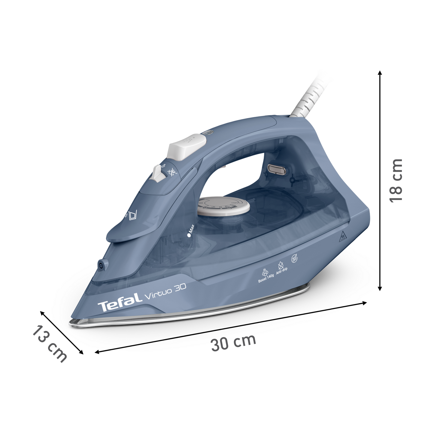 Bàn ủi hơi nước Tefal Virtuo 30 FV2C60E0 - 2200W
