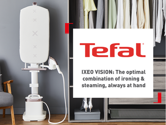 Bàn ủi hơi nước đứng Tefal IXEO Vision QT1811E0