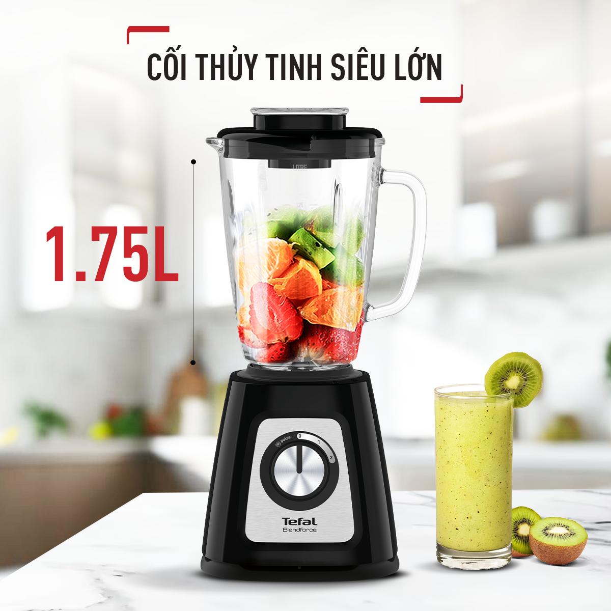 Máy xay sinh tố Tefal BlendForce BL438831- 800W, cối thủy tinh