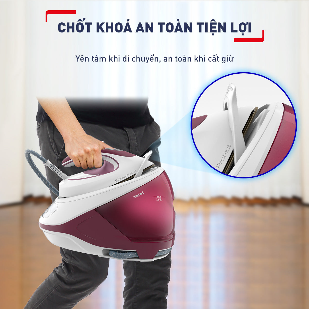 Bàn ủi hơi nước cao cấp TEFAL SV9201E0