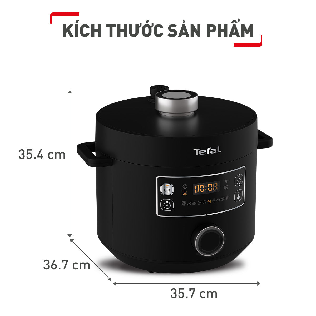 Nồi áp suất điện đa năng Tefal Turbo Cuisine 5L  CY754830