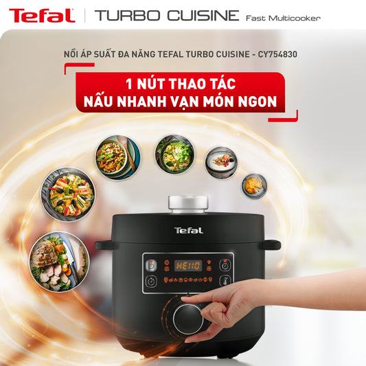 Nồi áp suất điện đa năng Tefal Turbo Cuisine 5L  CY754830