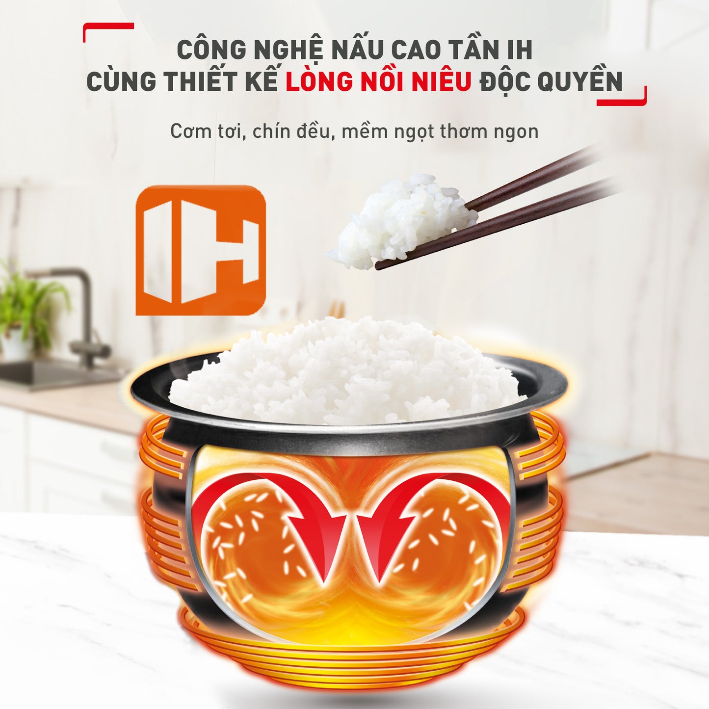 Nồi cơm cao tần Tefal mini RK604165 - 0.7L