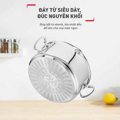 Nồi Inox cao cấp cán dài Tefal Duetto Plus, 16cm