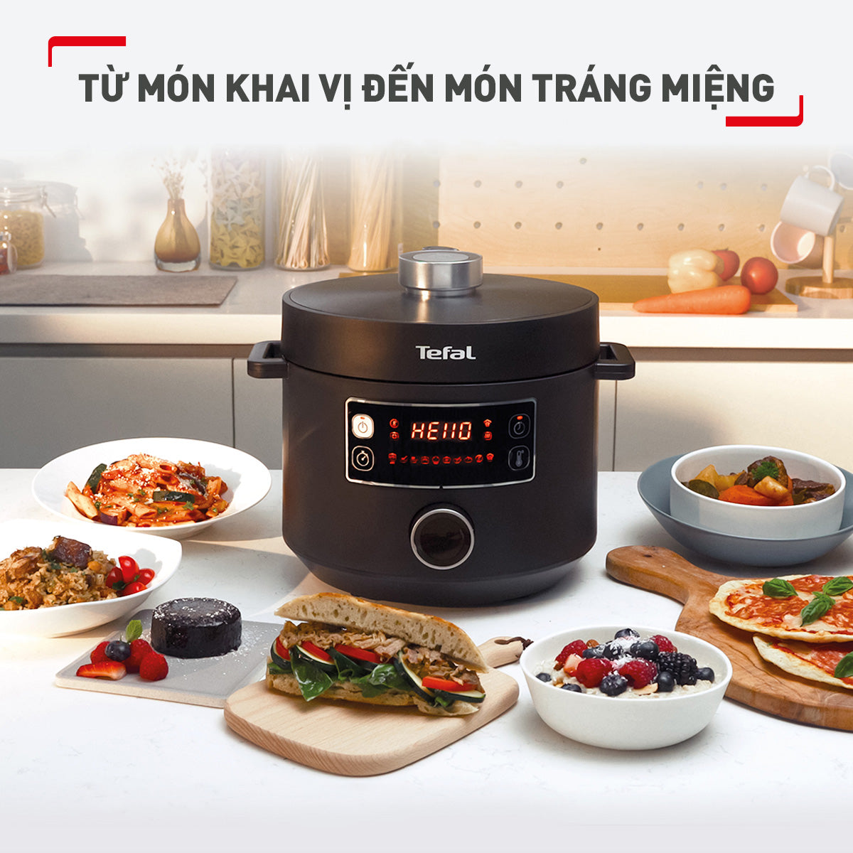 Nồi áp suất điện đa năng Tefal Turbo Cuisine 5L  CY754830
